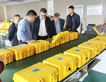 溫州市科技局黨委副書記、副局長朱勇敏一行走訪科暢調研工作的新聞圖片
